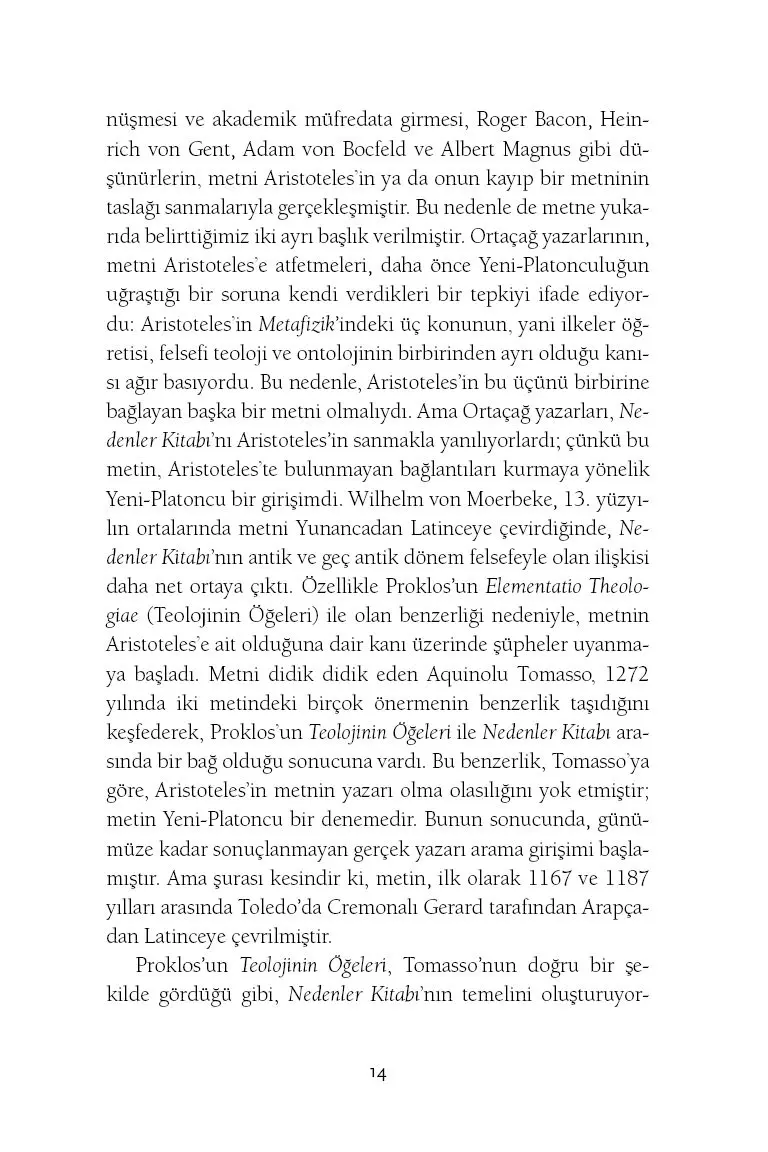 Nedenler Kitabı (Liber de Causis) - Görsel 16