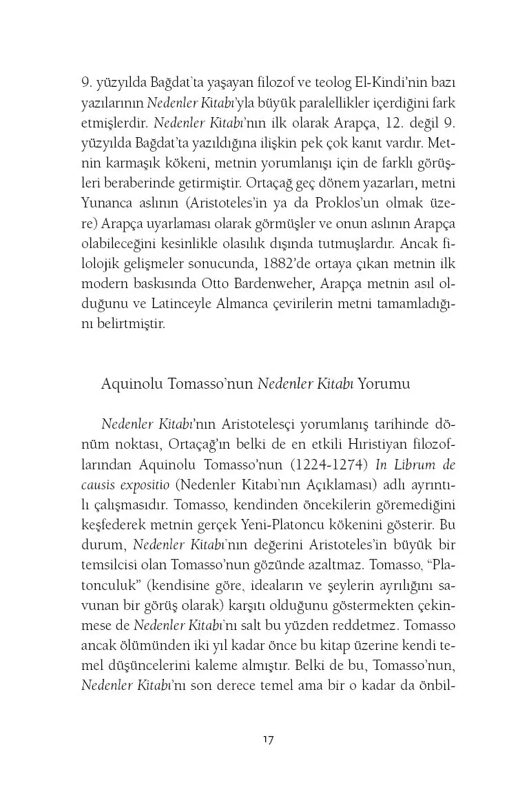 Nedenler Kitabı (Liber de Causis) - Görsel 19