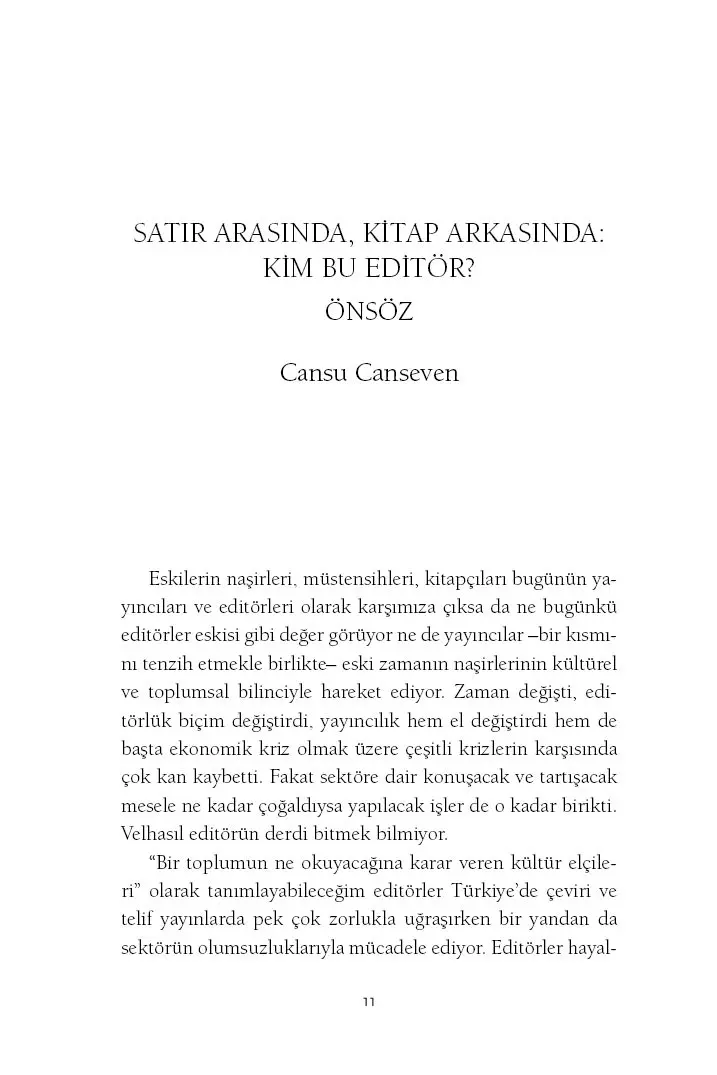 Editörlük Zor Zanaat: Editörlerle Söyleşiler - Görsel 9