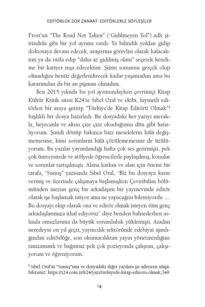 Editörlük Zor Zanaat: Editörlerle Söyleşiler - Görsel 12