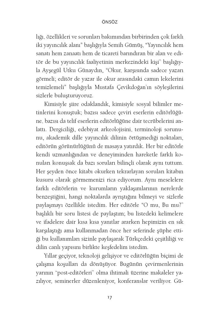 Editörlük Zor Zanaat: Editörlerle Söyleşiler - Görsel 15