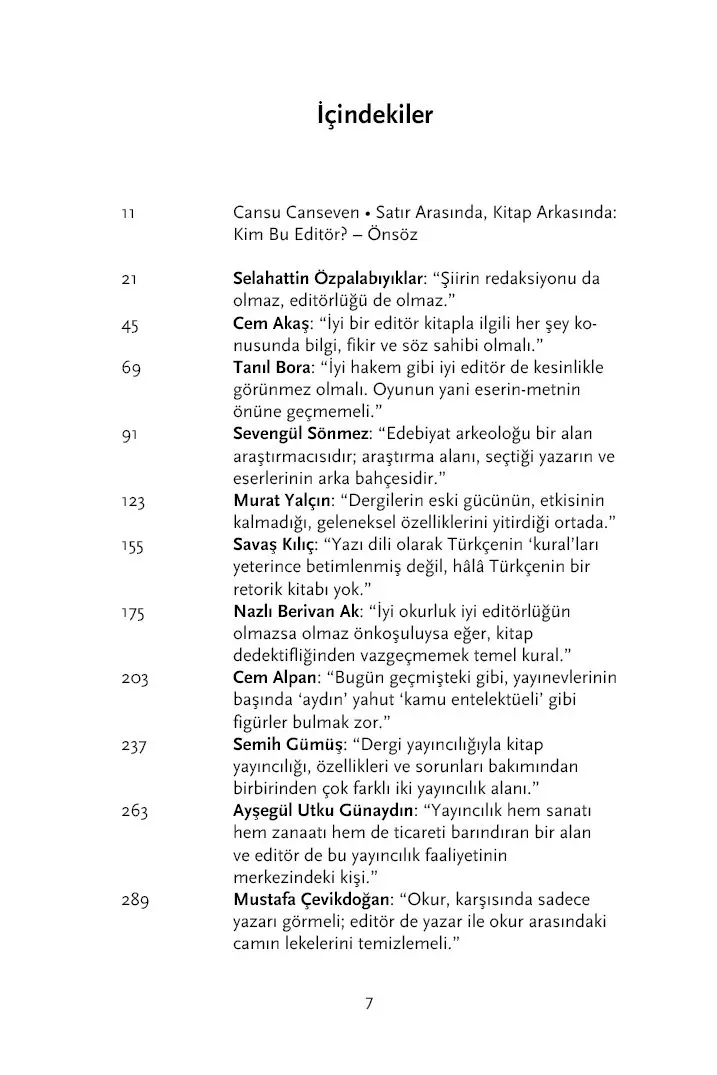 Editörlük Zor Zanaat: Editörlerle Söyleşiler - Görsel 7