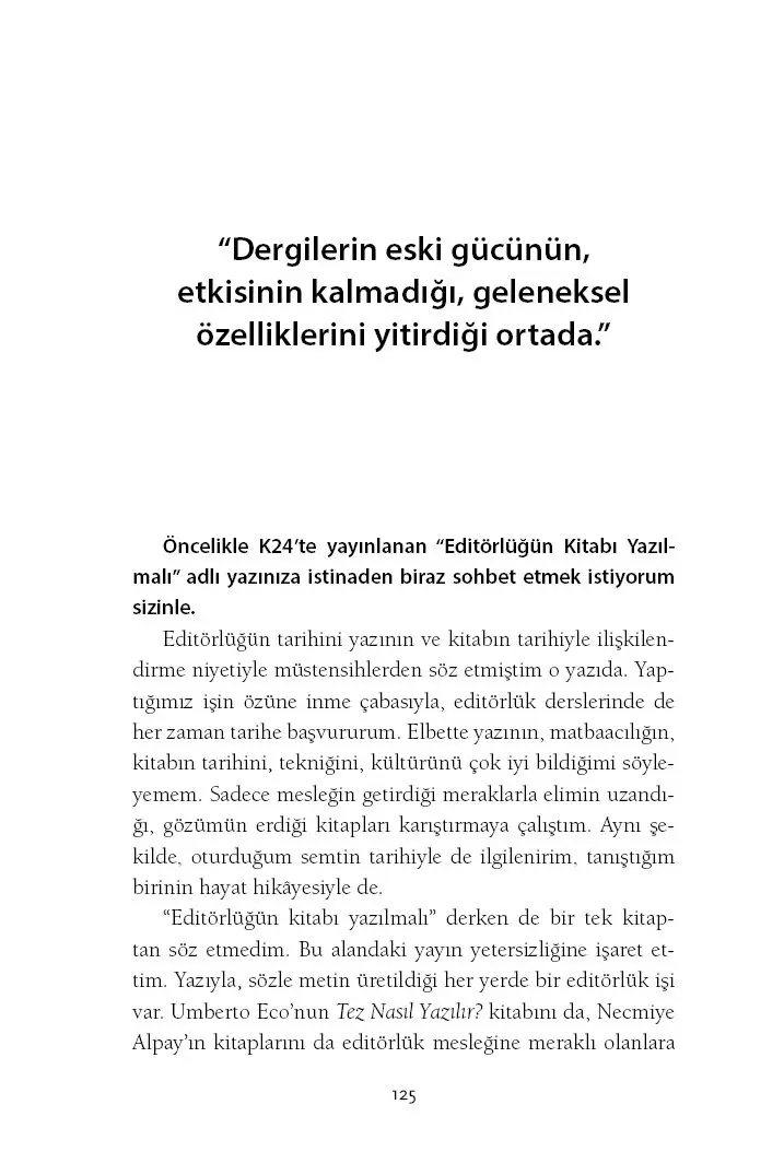 Editörlük Zor Zanaat: Editörlerle Söyleşiler - Görsel 35