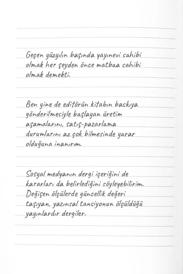 Editörlük Zor Zanaat: Editörlerle Söyleşiler - Görsel 37