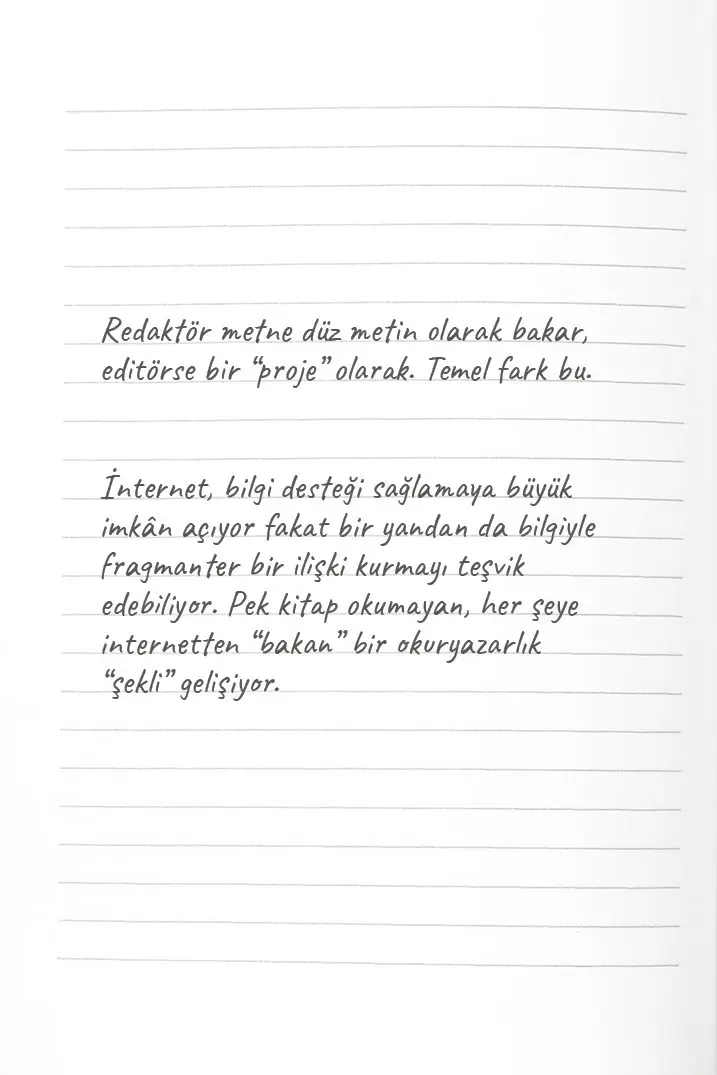 Editörlük Zor Zanaat: Editörlerle Söyleşiler - Görsel 29