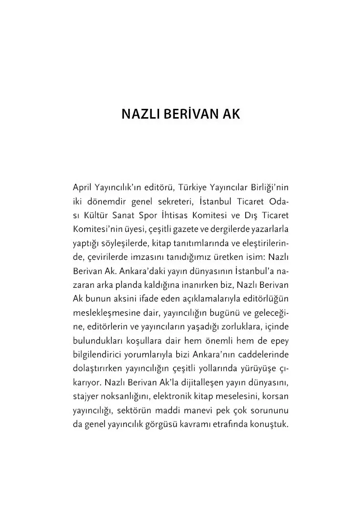 Editörlük Zor Zanaat: Editörlerle Söyleşiler - Görsel 42