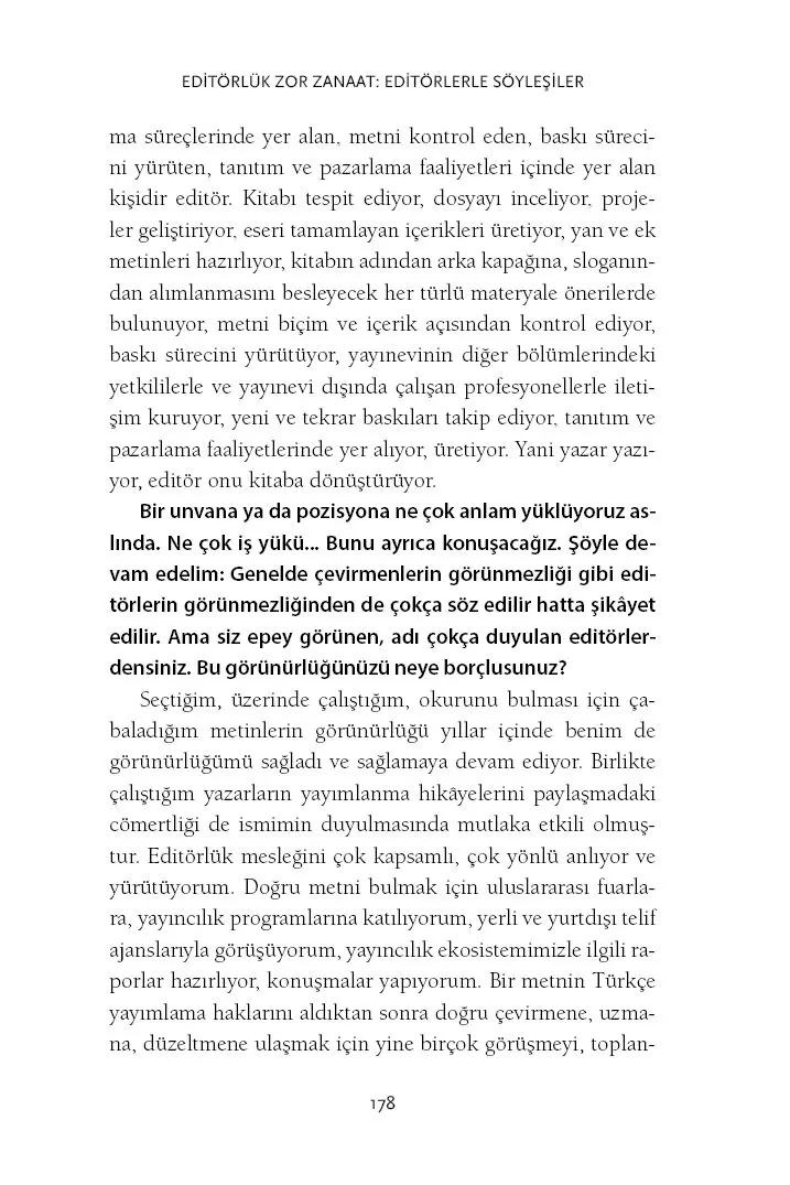 Editörlük Zor Zanaat: Editörlerle Söyleşiler - Görsel 44