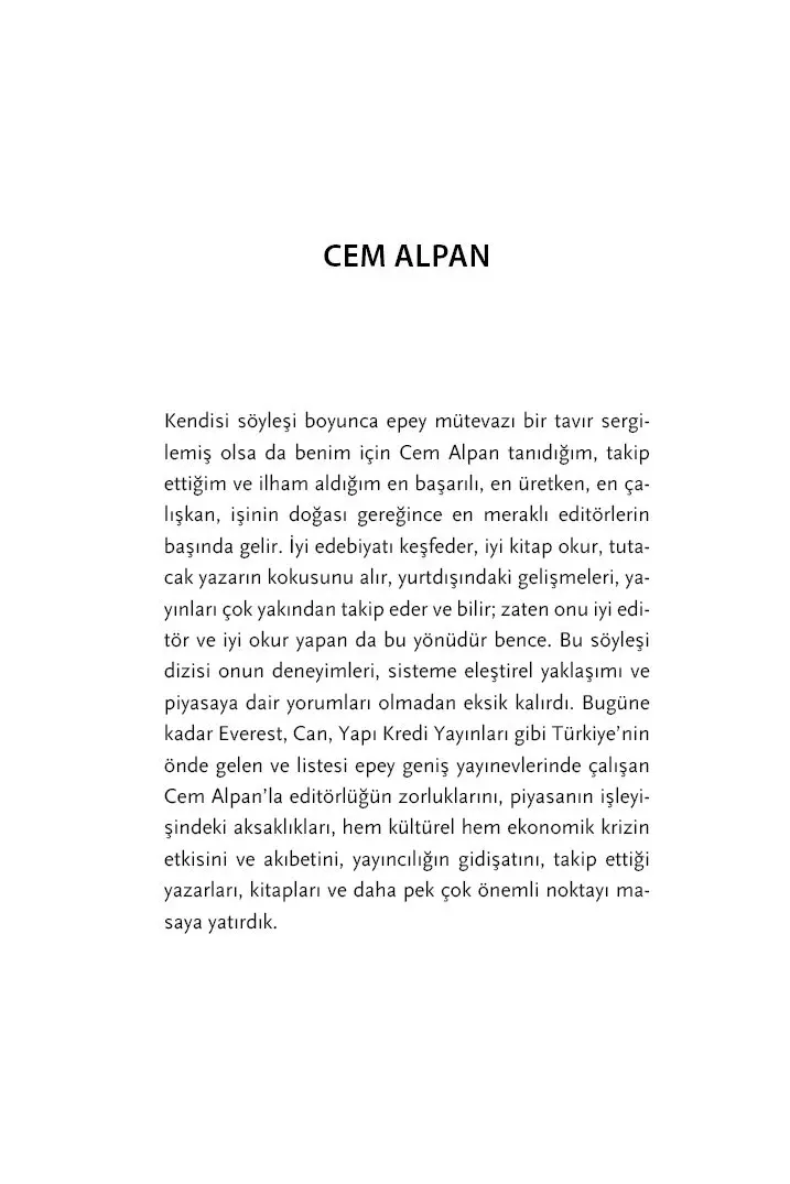 Editörlük Zor Zanaat: Editörlerle Söyleşiler - Görsel 46