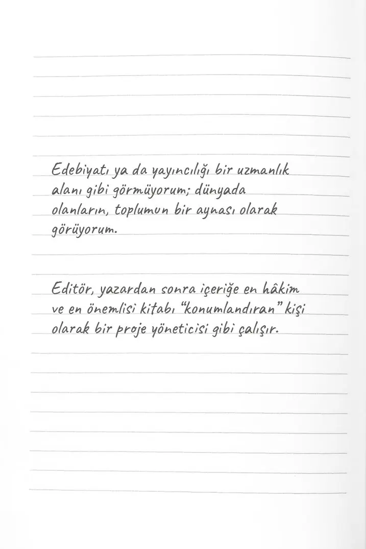 Editörlük Zor Zanaat: Editörlerle Söyleşiler - Görsel 49