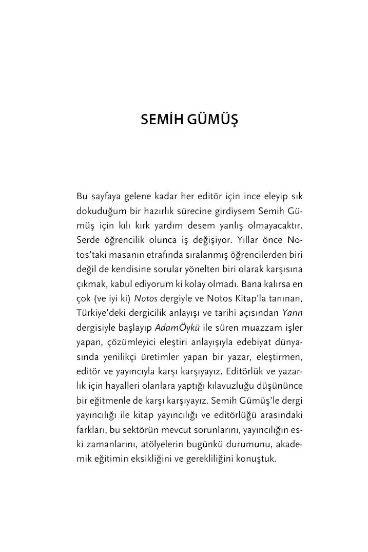 Editörlük Zor Zanaat: Editörlerle Söyleşiler - Görsel 50